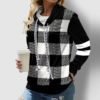 Black and White Checkerboard Hoodie